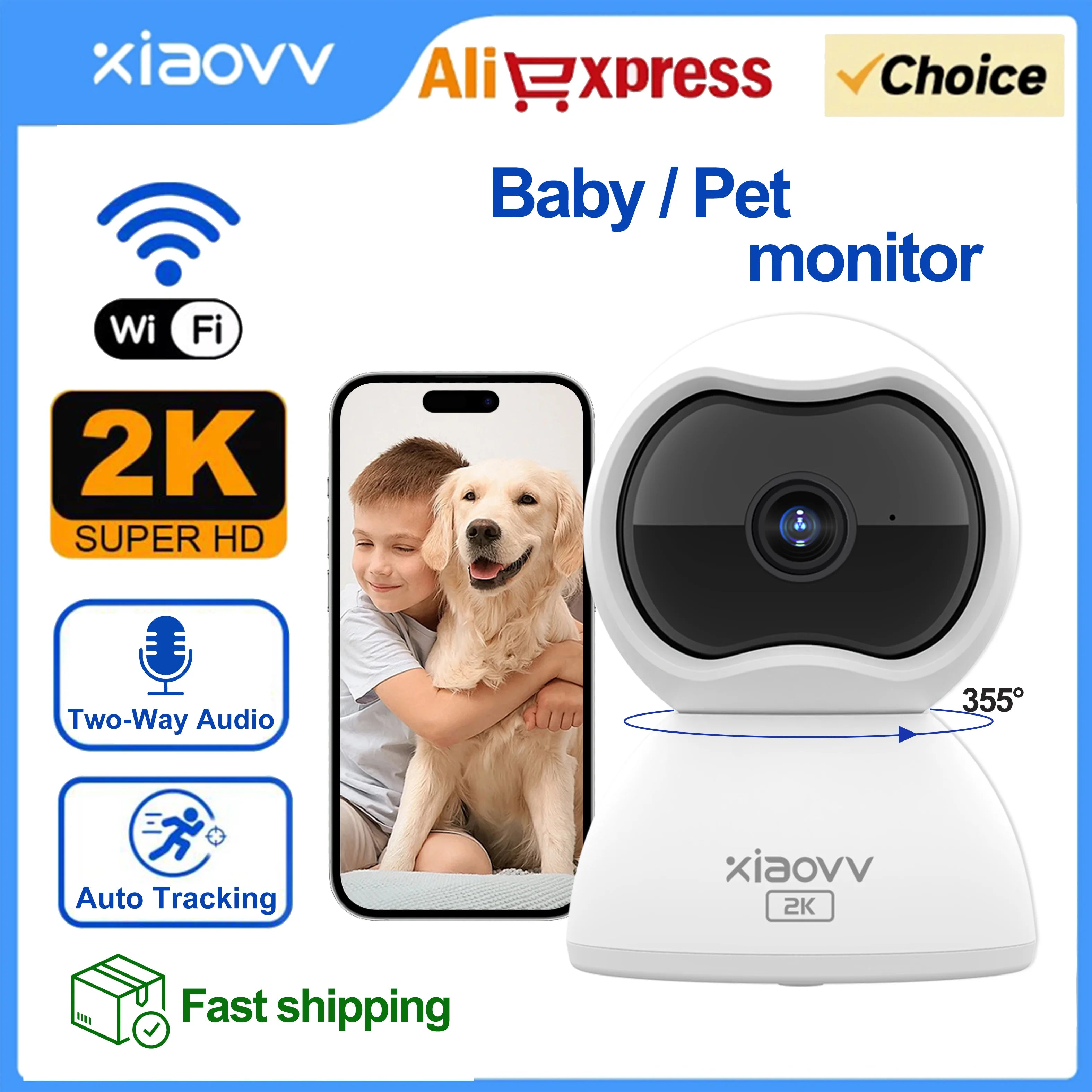 SafeView 2K Smart Home Monitor