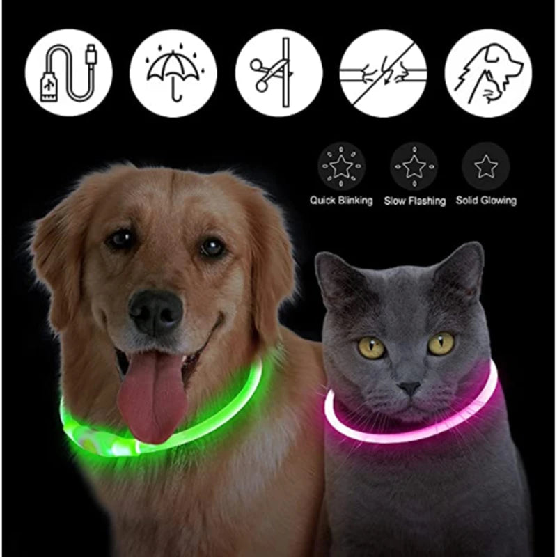 GlowGuard LED Pet Collar