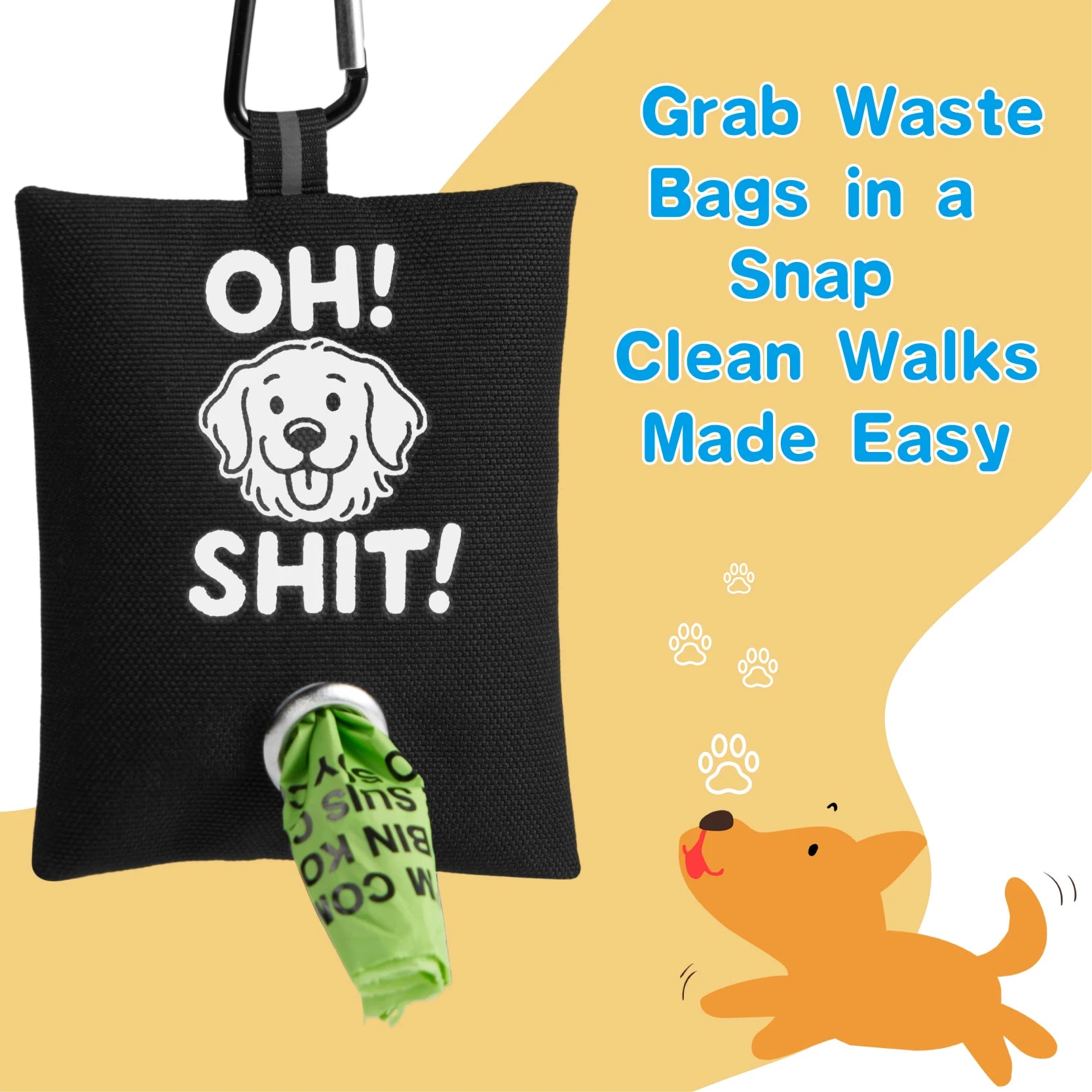 Oh! Shit! Poop Bag Holder