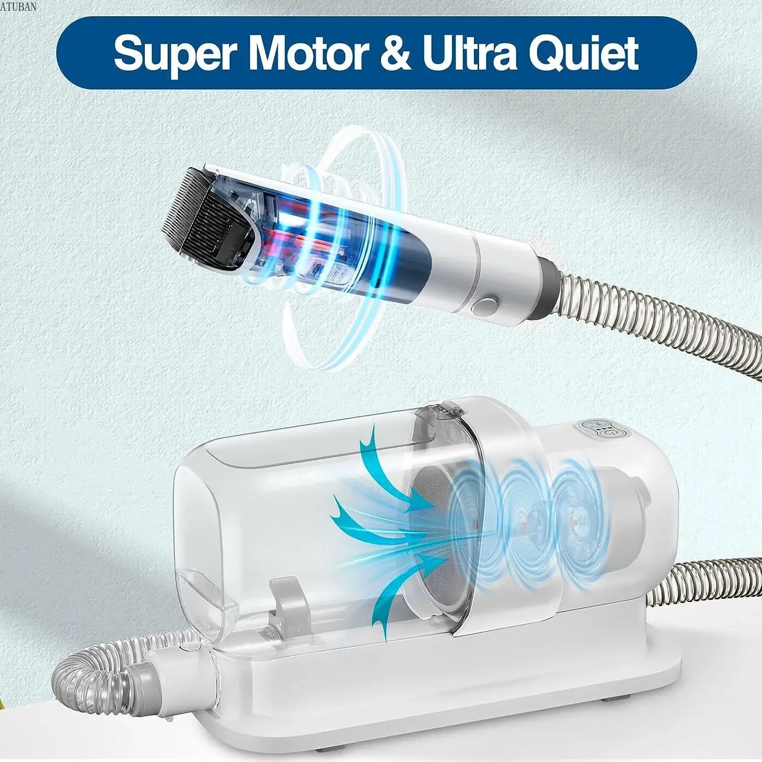 GroomMaster Pro Pet Vacuum Kit