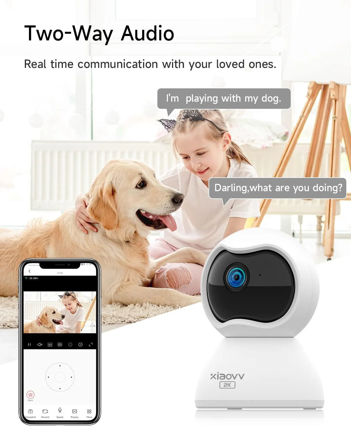 SafeView 2K Smart Home Monitor