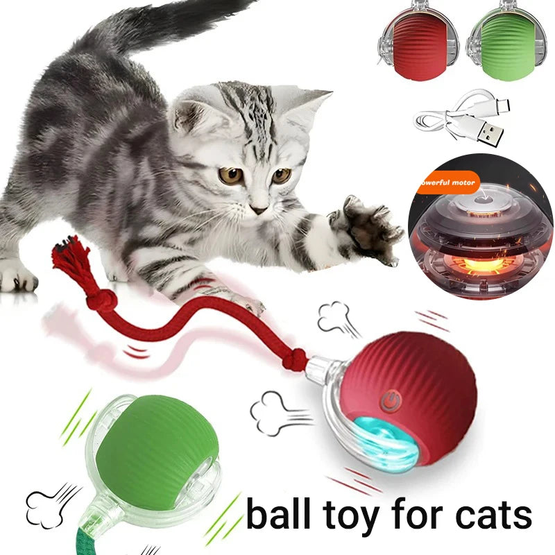 PouncePlay™ Interactive Cat Ball