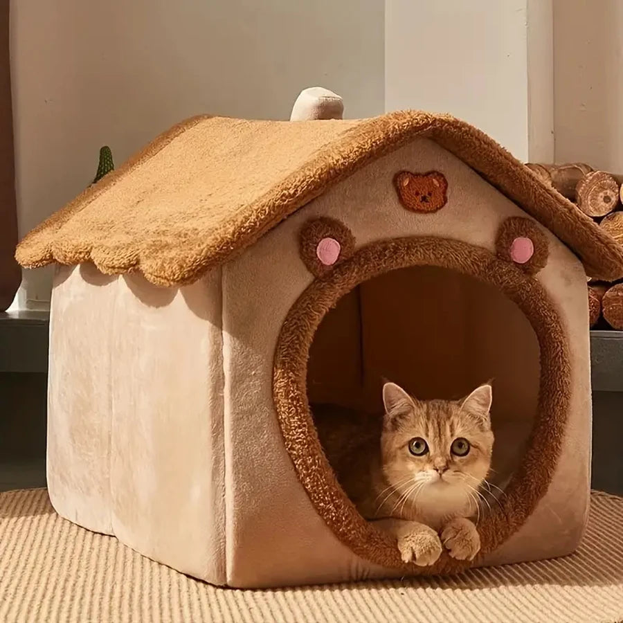 CozyPaw Foldable Pet House