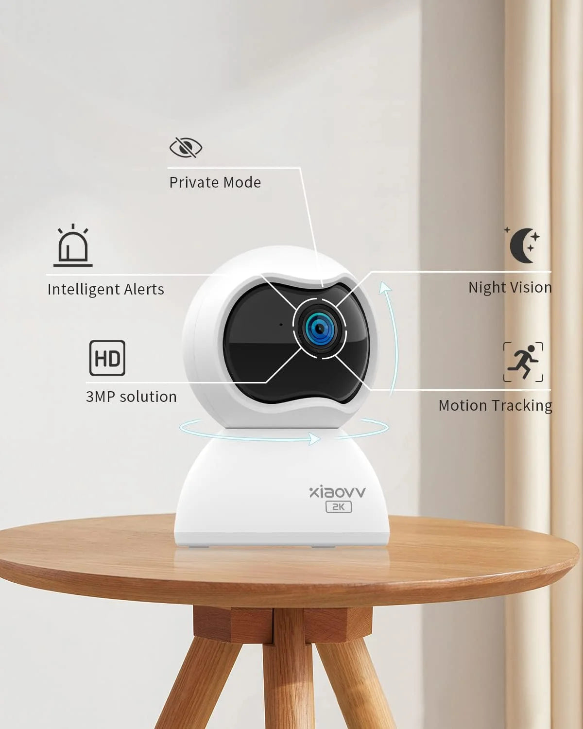 SafeView 2K Smart Home Monitor